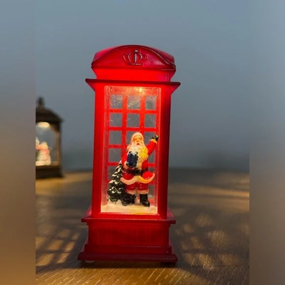 Mini Santa Claus Holiday Lantern – Lighted Christmas Decoration - Picture 1 of 1
